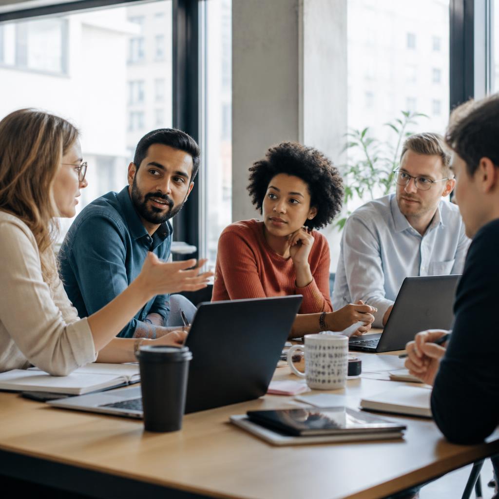 Team dat samenwerkt vanuit rust en overzicht
